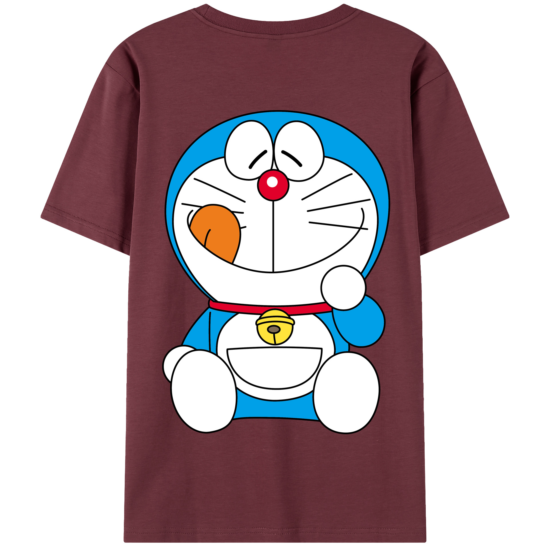 （画像用） ドラえもん Doraemon 綿100％半袖Tシャツ（背面プリント）